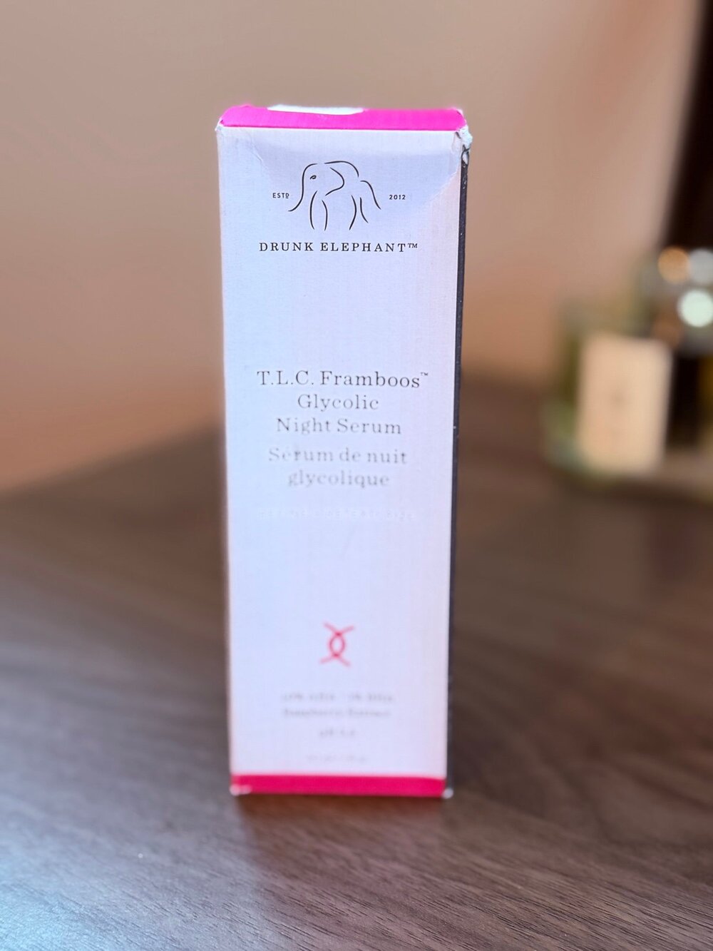 Drunk Elephant T.L.C. Framboos Glycolic Night Serum 30 mL – New